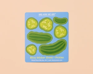 Pickle Sticker Sheet