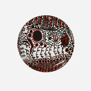 Women Wait For Love, But Men Always Walk Away Ceramic Plate x Yayoi Kusama