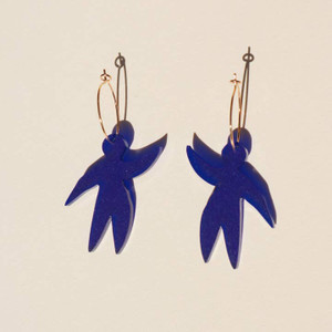Pierre Frosted Midnight Earrings
