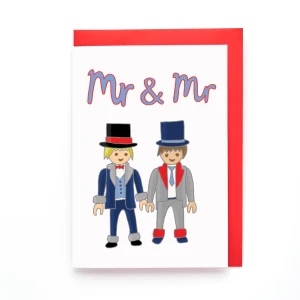 Mr and Mr Greeting Card