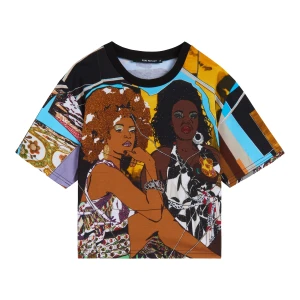front of the crop tee