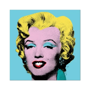 Shot Sage Blue Marilyn Sticker