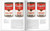 An open book with Warhol's Campbells Soup artworks and text across both pages An open book with Warhol's Campbells Soup artworks and text across both pages