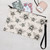 The Honey Bee wristlet is perfect for many uses. Linen Zipper Pouch is the perfect pencil pouch, cosmetic bag, or coin purse. Perfect as a travel pouch, organize stuff like earrings, earphones, business cards, paper money, keys, and small cosmetic items.