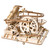 Marble Run, DIY Laser-Cut 3D Wooden Puzzle Waterwheel Coaster.  Assembled Size: 9"x 9"x 7" 255 x 235 x 185 mm. 
 Puzzle Pieces: 254 pcs. mm