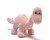Tactile sweet pink diplodocus dinosaur with a soft rattle.