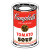 Campbell's Tomato soup can sticker. Campbell's Tomato soup can sticker.