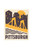 Pittsburgh city scape sticker, yellow bridge, buildings and text in dark brown, "Pittsburgh"
