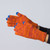 Gloves modeled on hands.