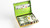 inside of the box set features a lime green interior with pocket for stickers and labels and the paper and envelopes below it