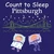 Book cover illustration of Pittsburgh Skyline, and two kids sleeping. Cover text: Count to Sleep Pittsburgh