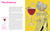 Cocktail recipe on the left, an illustration of Vivienne on the right.