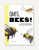 A book cover with artwork of three different species of bees.