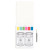 The painting kit opened, from the top, showing a painting sheet, two soup cans and the color palette on the top of the sheet. The painting kit opened, from the top, showing a painting sheet, two soup cans and the color palette on the top of the sheet.