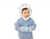 young child in penguin hat and mittens