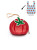 Red Tomato 2-n-1 Bag Charm