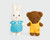 Miffy and Boris wearing Van Gogh inspired clothing. Miffy and Boris wearing Van Gogh inspired clothing.