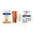 pipe cleaners, cup, instructions, and craft supplies on a white background