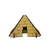 gold colored 3d egyptian pyramid wood puzzle put together