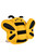black and yellow bee shaped backpack