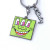 Keith Haring Three eyed Monster Keyclip