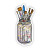 Jar of Paint Brushes Sticker