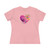 A pink Science Mom t-shirt with two elements in the spelling and a colorful heart