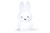 Miffy, White plastic coin bank. Front view