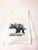 100% cotton tea towel with triceratops and CMNH logo imprinted in black.