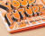 Close up of Letterpress Congrats Card—Your Future Is Bright (Graduation)