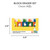 set of small rectangular erasers in colors yellow. orange, blue, green, and red. Featuring Miffy characters. Boxed in yellow packaging with Miffy branding on the front. Image features package measurements.