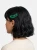 Pickle Hair Clip with smiling face in packaging in hair