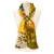 Asian Iris and Blossom Silk Habotai Scarf