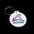 A round acrylic keychain with the NAS Artemis mission logo