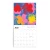 Andy Warhol 2027 Wall Calendar Displaying the month of July and flowers