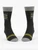 "Selective Hearing" Men's Crew Socks feature black and gray designs.