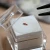 An open acrylic container that stores a mission-flown fragment of the Apollo 8 Command Module