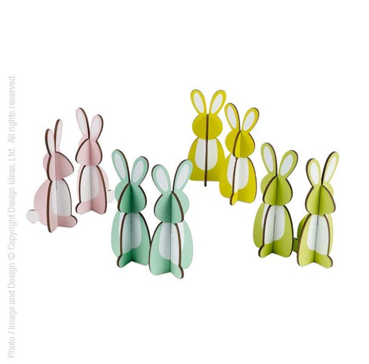 Easter Bunny Decorations - Set of 8