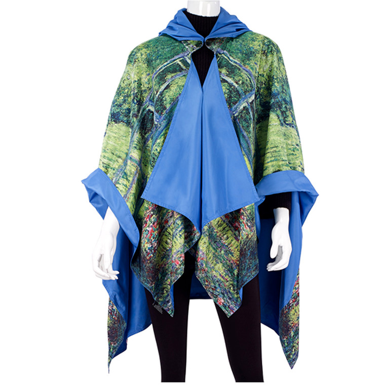 Monet Bridge Reversible Rain Cape