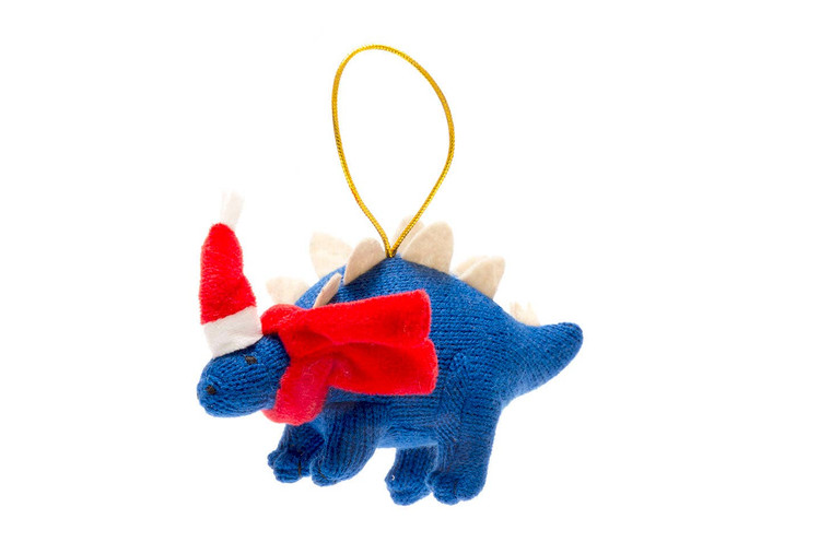 Ornament Stegosaurus with hat