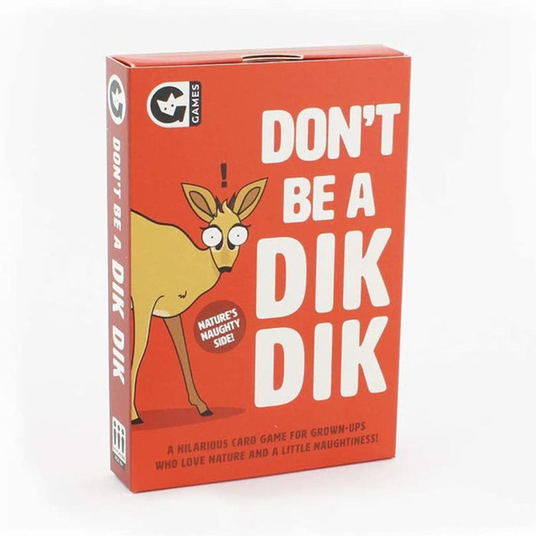 Dik Dik is an excellent game to play with friendship groups and families - just make sure they're ready to be a little silly and can take a few rude words!