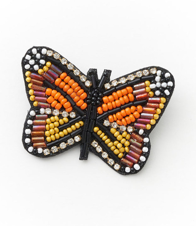 Beaded Butterfly Pin