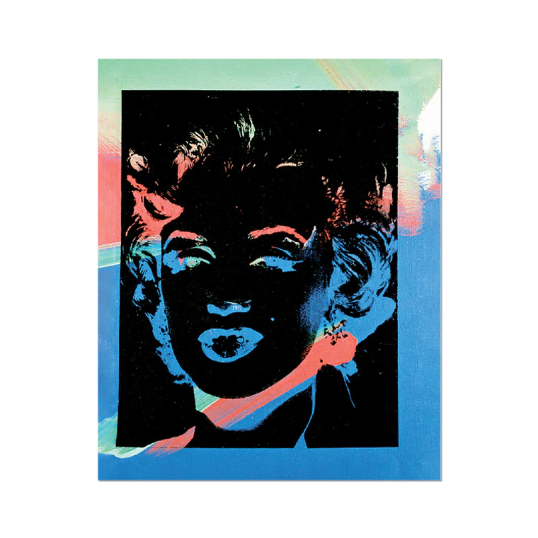 Holographic sticker of Marilyn artwork by Andy Warhol.