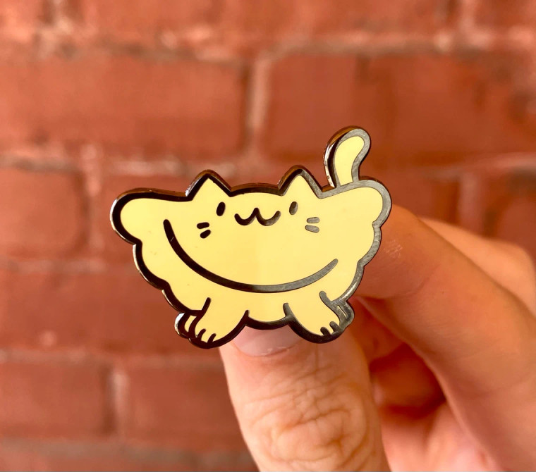 Pierogi Cat Pin