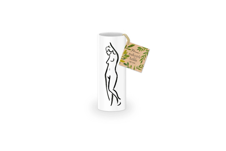 Standing Nude Bud Vase