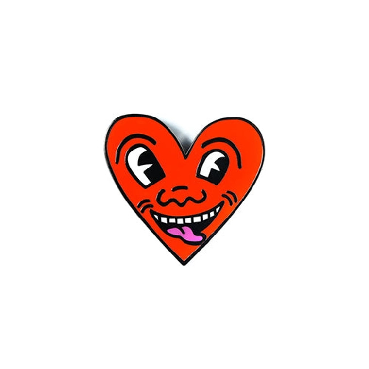 Keith Haring Heart Pin