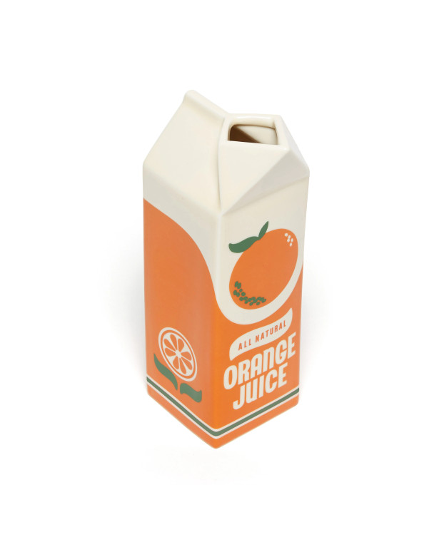 Orange Juice Ceramic Vase
