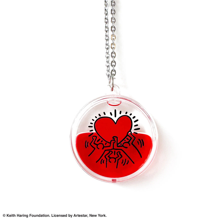 Keith Haring X ONCH Flying Heart Necklace