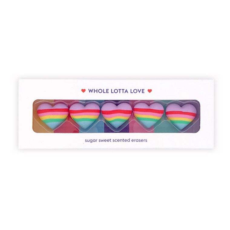 Whole Lotta Love Scented Eraser Set