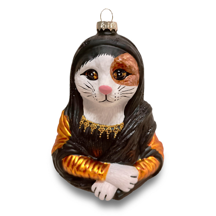 Mona Lisa Meowna Lisa Ornament